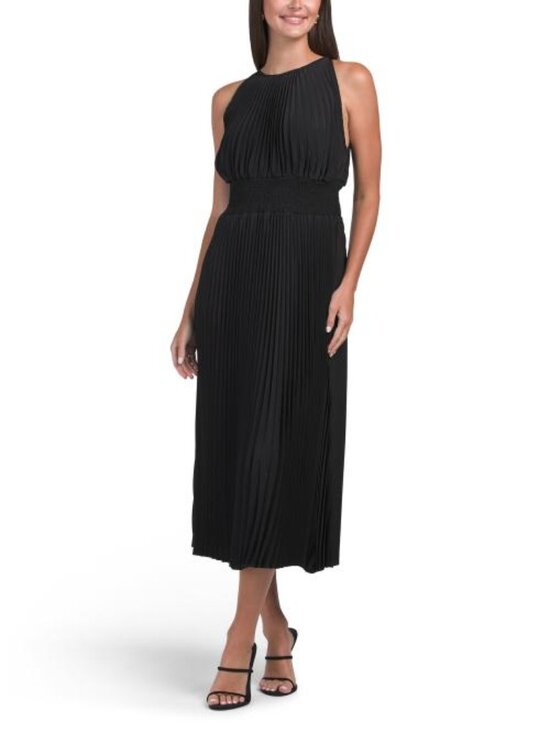 Oleg Cassini Dresses & Skirts - OLEG CASSINI Pleated Midi Dress